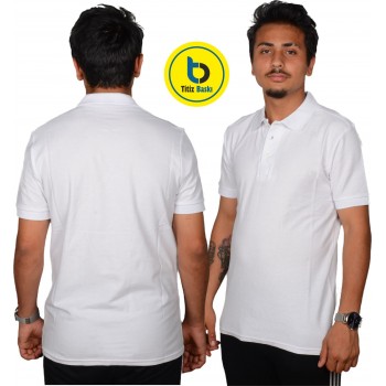  White Polo Neck Lacoste T-shirt