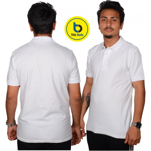 White Polo Neck Lacoste T-shirt White Polo Neck Lacoste T-shirt