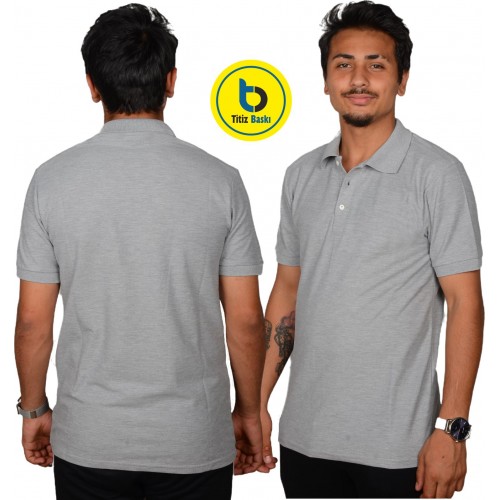 Gray Polo Collar Lacoste T-shirt Gray Polo Collar Lacoste T-shirt