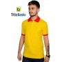 Sarı Polo Yaka Tişört - Kırmızı Yakalı Sarı Polo Yaka Tişört - Kırmızı Yakalı