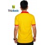 Sarı Polo Yaka Tişört - Kırmızı Yakalı Sarı Polo Yaka Tişört - Kırmızı Yakalı