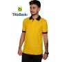 Sarı Polo Yaka Tişört Siyah Yakalı Sarı Polo Yaka Tişört Siyah Yakalı