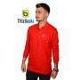 Ayyıldız Baskılı Uzun Kollu Kırmızı Lacoste Tişört Ayyıldız Baskılı Uzun Kollu Kırmızı Lacoste Tişört
