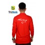 Ayyıldız Baskılı Uzun Kollu Kırmızı Lacoste Tişört Ayyıldız Baskılı Uzun Kollu Kırmızı Lacoste Tişört