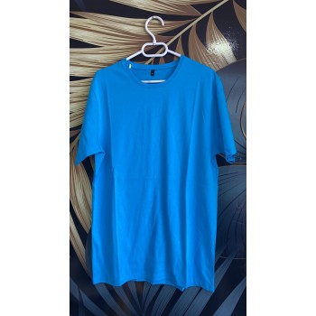 Turkuaz Bisiklet Yaka T-shirt 
