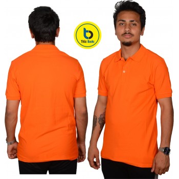  Orange Polo Neck Lacoste T-shirt