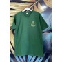 Koyu Yeşil Bisiklet Yaka T-shirt 