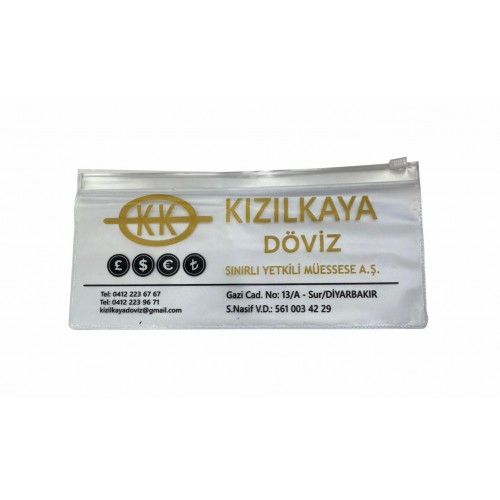 Beyaz Döviz Kabı Para Saklama Kabı 