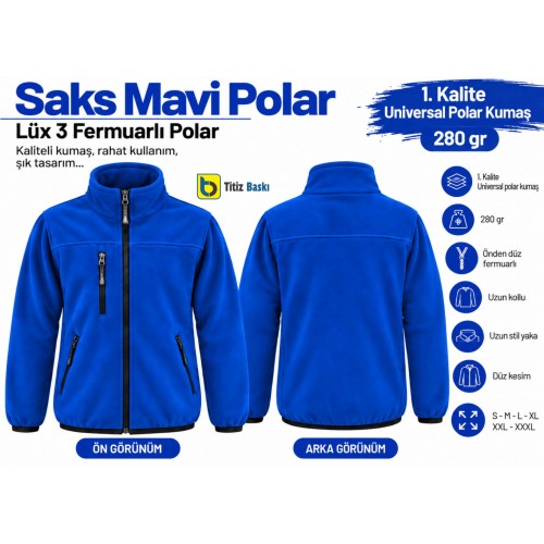 Saks Mavi Polar Mont Saks Mavi Polar Mont
