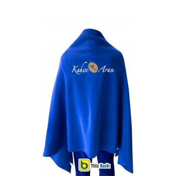 Saks Mavi Polar Şal