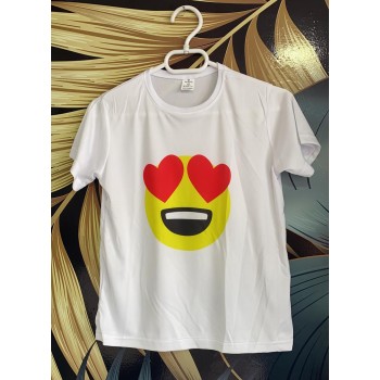 Kalpli Emojili Tişört