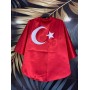 Türk Bayraklı Pelerin Türk Bayraklı Pelerin