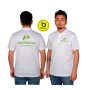 Beyaz Polo Yaka Dri-Fit Shirt Damla Desenli Beyaz Polo Yaka Dri-Fit Shirt Damla Desenli