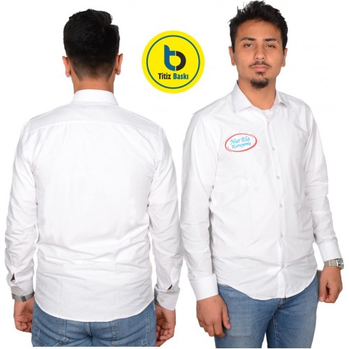 Beyaz Slim Fit Gömlek Beyaz Slim Fit Gömlek