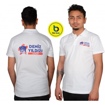 Beyaz Lakoste Tshirt