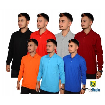 Uzun Kollu Lacoste Tshirt, Lakost Tişört Polo Yaka