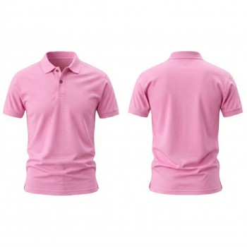 Pink Polo Collar Lacoste T-shirt
