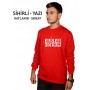 SİVASLI Uzun Kollu Sweat Sihirli yazı SİVASLI Uzun Kollu Sweat Sihirli yazı