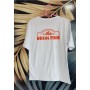 Beyaz Bisiklet Yaka T-shirt 