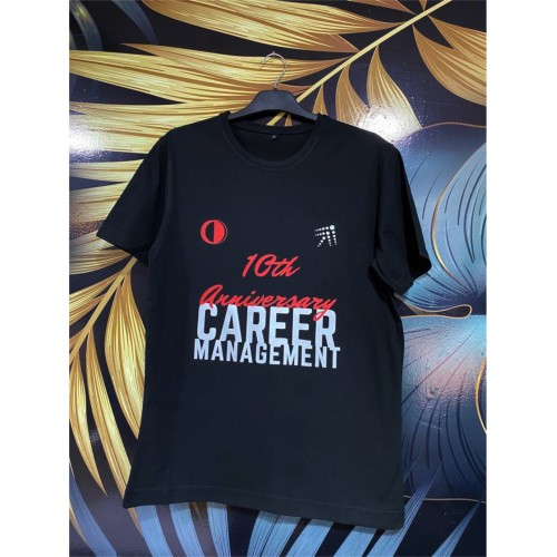 Siyah Bisiklet Sıfır Yaka T-shirt Siyah Bisiklet Sıfır Yaka T-shirt