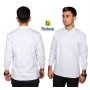 Polo Yaka Uzun Kollu Beyaz Sweat Polo Yaka Uzun Kollu Beyaz Sweat