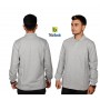 Polo Yaka Uzun Kollu Gri Sweat Polo Yaka Uzun Kollu Gri Sweat