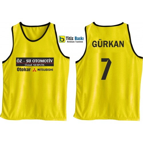 Sarı Antrenman Yeleği 