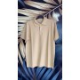 Bej Kırem Lakoste Tshirt Bej Kırem Lakoste Tshirt