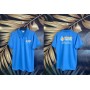 Turkuaz Mavi Polo Yaka Dri-Fit Shirt Damla Desenli Turkuaz Mavi Polo Yaka Dri-Fit Shirt Damla Desenli