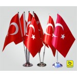Türk Bayraklı Masa Bayrakları Türk Bayraklı Masa Bayrakları