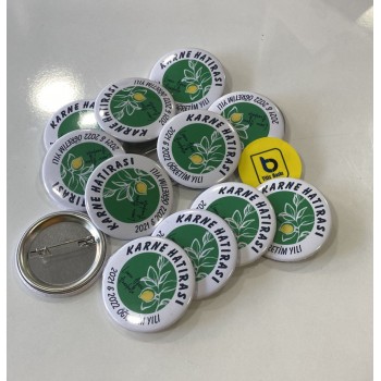 Buton İğneli Yaka Rozeti