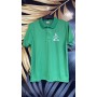 Yesil Polo Yaka Dri-Fit Shirt Damla Desenli 
