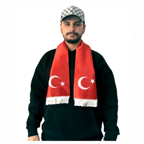 Türk Bayraklı Atkı