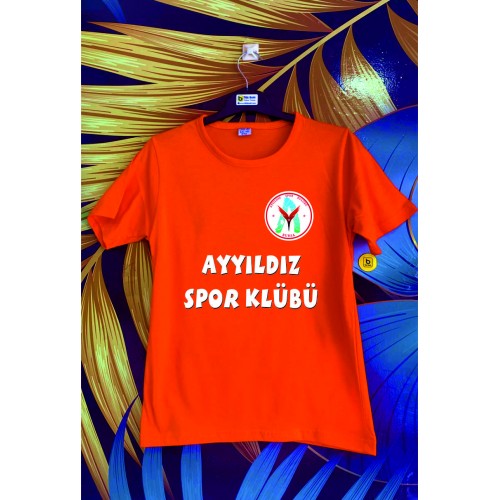 Spor Salonu Tişörtü, Turuncu Tişört Spor Salonu Tişörtü, Turuncu Tişört