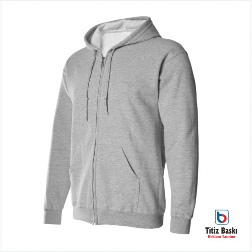 Sweat Polar Kapşonlu Fermuarlı Sweat Polar Kapşonlu Fermuarlı