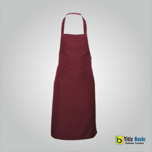 Bordo Muffak Önlüğü Bordo Muffak Önlüğü