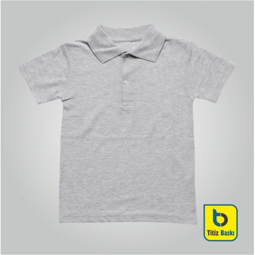 Gri Lacoste Çocuk Tişörtu Gri Lacoste Çocuk Tişörtu
