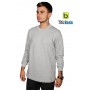 Uzun Kollu Gri Sweat Sıfır Yaka Uzun Kollu Gri Sweat Sıfır Yaka