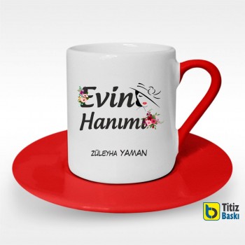 Türk Kahvesi Fincanı Evin Hanımı