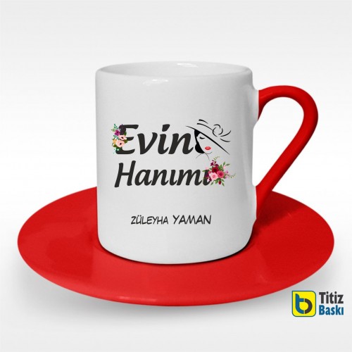 Türk Kahvesi Fincanı Evin Hanımı Türk Kahvesi Fincanı Evin Hanımı