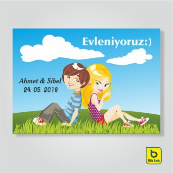 Evlilik yıl dönümü Magnetleri