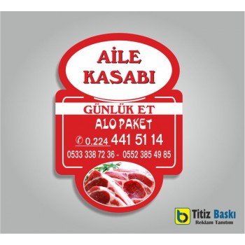 Resimli Kasap Magneti