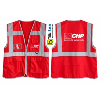 CHP Cumhuriyet Halk Partisi Yelek