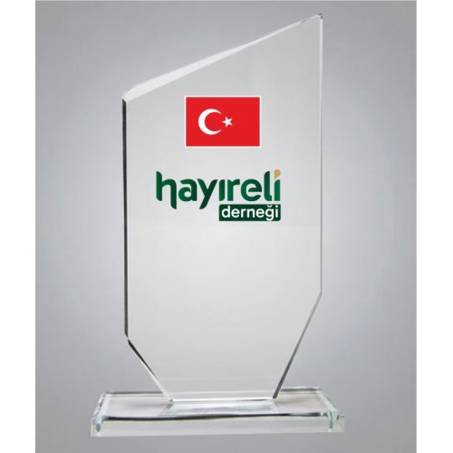 Cam Kristal Plaket Cam Kristal Plaket