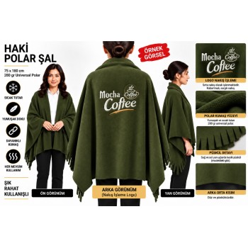 Haki Polar Şal