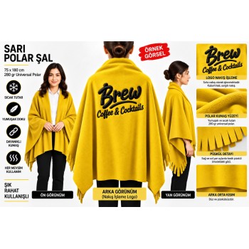 Sarı Polar Şal
