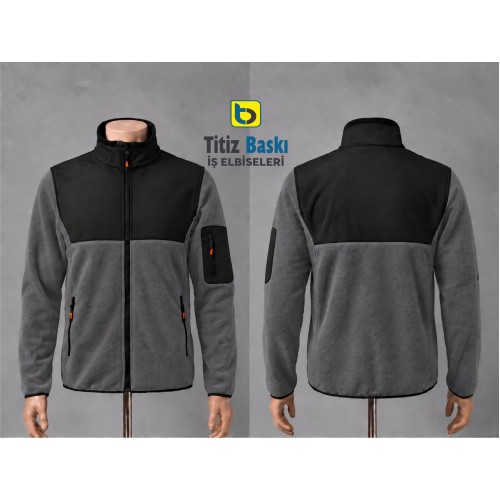 Füme Polar Softshell Parçalı Hırka Füme Polar Softshell Parçalı Hırka