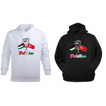 Filistin Kapşonlu Sweat