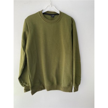Haki Yeşil Sweat Sıfır Yaka 