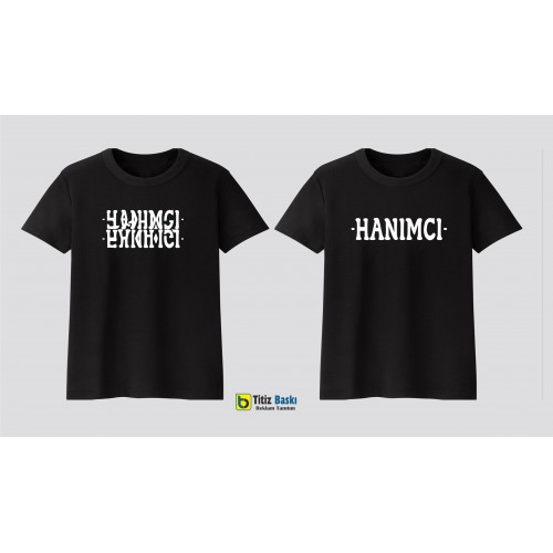 HANIMCI Sihirli Tişört Sihirli yazı HANIMCI Sihirli Tişört Sihirli yazı